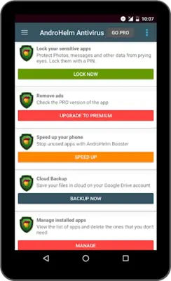 AndroHelm Antivirus android App screenshot 2